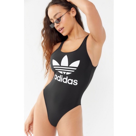 Adidas high leg swimsuit Clearance